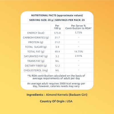 Farmley: Premium California Almonds Farmley Standee Pouch 500 g [CLONE]