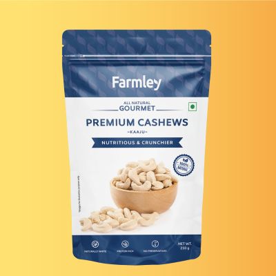 Farmley: Premium W320 Cashew Farmley Vacuum Standee Pouch 250 g