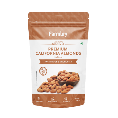 Farmley: Premium California Almonds Farmley Standee Pouch 500 g [CLONE]