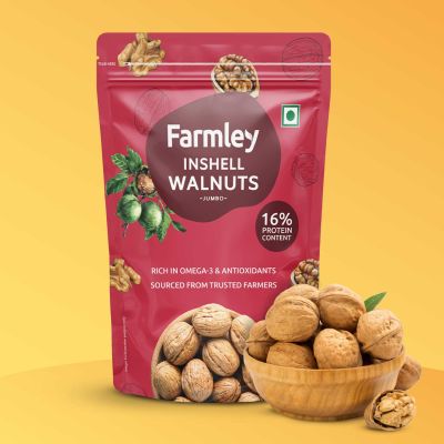 Farmley: California Walnut Inshell Farmley Standee Pouch 500 g