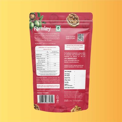 Farmley: California Walnut Inshell Farmley Standee Pouch 500 g