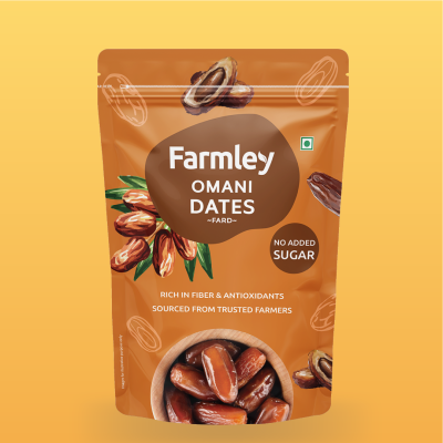 Farmley: Premium Omani Fard Dates Farmley standee pouch 400 g