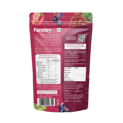 Farmley: Berry Mix Farmley Standee Pouch 200 g