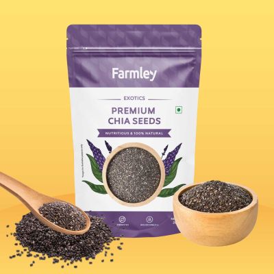 Farmley: Premium Chia Seeds Farmley Standee Pouch 200 g