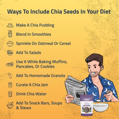 Farmley: Premium Chia Seeds Farmley Standee Pouch 200 g