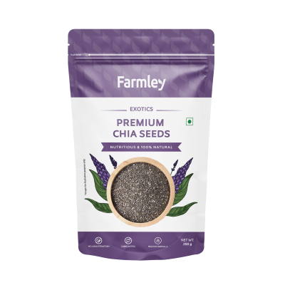 Farmley: Premium Chia Seeds Farmley Standee Pouch 200 g