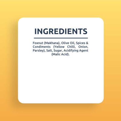 Farmley: Roasted & Flavored Makhana - Cream N Onion Farmley Jar 83 g