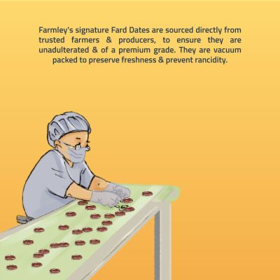 Farmley: Premium Omani Fard Dates Farmley standee pouch 400 g