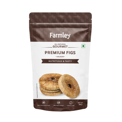 Farmley: Premium Anjeer Farmley Standee Pouch 200 g (Pack of 2)