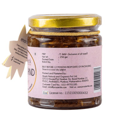 Praakritik: Natural Artisan Paan - gulkand - 250 gm