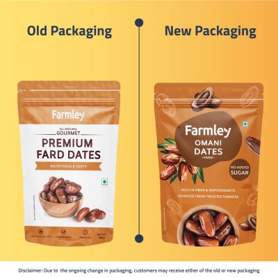 Farmley: Premium Omani Fard Dates Farmley standee pouch 400 g
