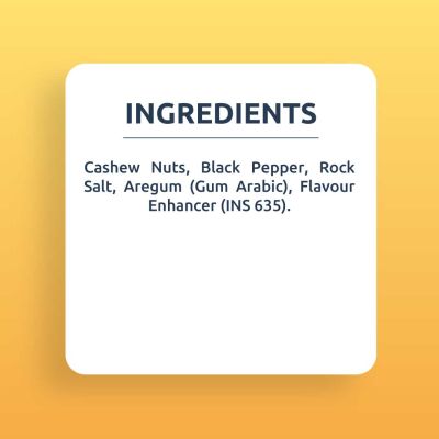 Farmley: Roasted Black Pepper Cashew - Farmley Standee Pouch 200 g