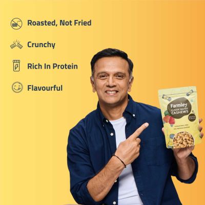 Farmley: Roasted and Salted Cashew - Farmley Standee Pouch 200 g