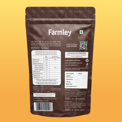 Farmley: Premium Anjeer Farmley Standee Pouch 200 g (Pack of 2)