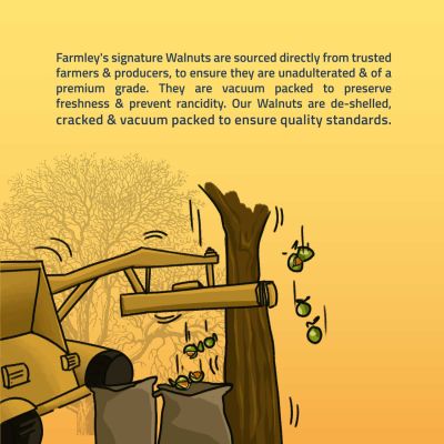 Farmley: California Walnut Inshell Farmley Standee Pouch 500 g