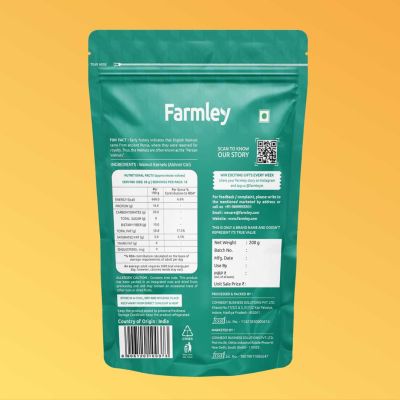 Farmley: Premium Broken Walnut Kernels Farmley Standee Pouch 200 g