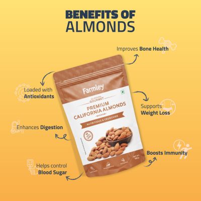 Farmley: Premium California Almonds Farmley Standee Pouch 500 g [CLONE]