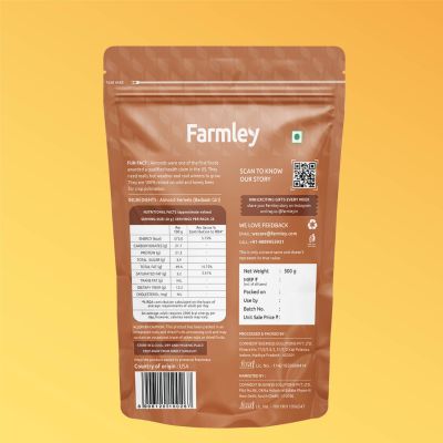 Farmley: Premium California Almonds Farmley Standee Pouch 500 g [CLONE]