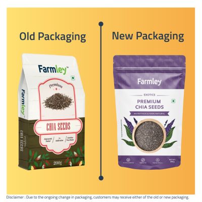 Farmley: Premium Chia Seeds Farmley Standee Pouch 200 g