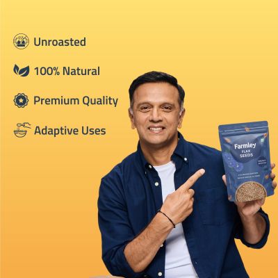 Farmley: Premium Flax Seeds Farmley Standee Pouch 200 g