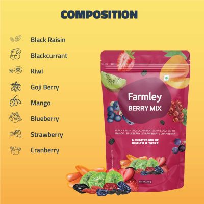 Farmley: Berry Mix Farmley Standee Pouch 200 g