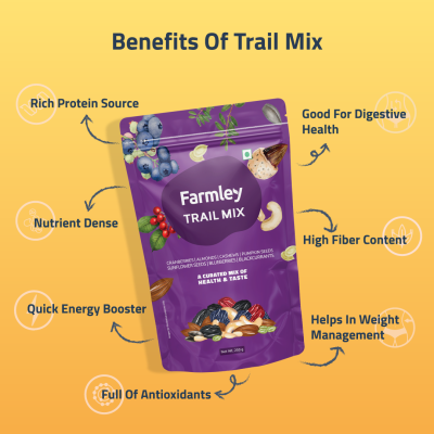 Farmley: Trail Mix Farmley Standee Pouch 200 g