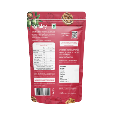 Farmley: California Walnut Inshell Farmley Standee Pouch 500 g