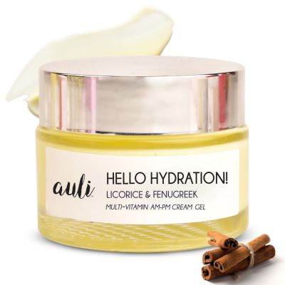 AULI: Hello Hydration Licorice and Fenugreek Multivitamin Gel Cream - 60gm