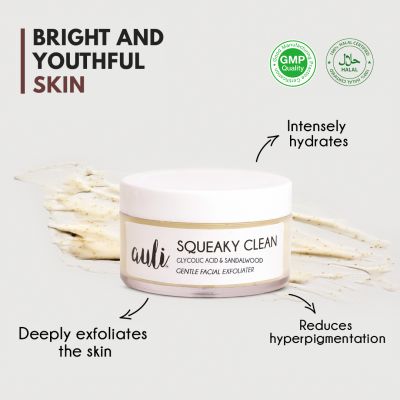 AULI: Exfoliating Scrub AHA 5% and Licorice Scrub - 100gm