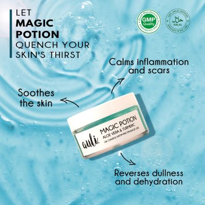 AULI: Aloe Vera and Turmeric Gel - 60gm