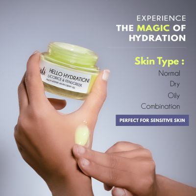 AULI: Hello Hydration Licorice and Fenugreek Multivitamin Gel Cream - 60gm