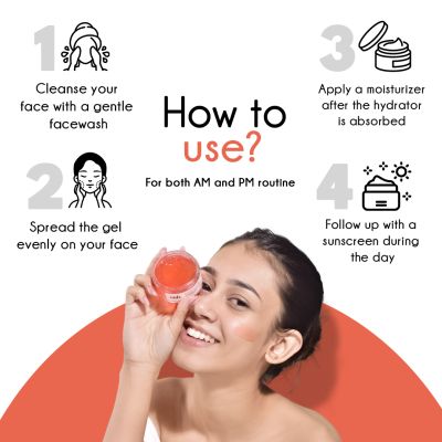 AULI: Pomoglow Pomegranate and Vitamin C Blast Gel - 50gm