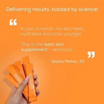 TrueBasics: Collagen Skin  (Natural Orange, 15 Sachets)