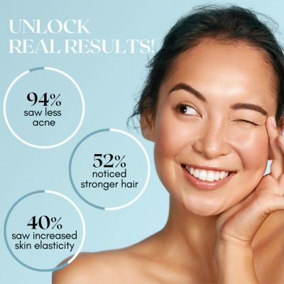 Wellbeing Nutrition: Pure Korean Marine Collagen Peptides - Unflavoured - 200 gm [CLONE]