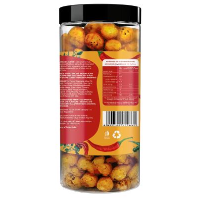 Farmley: Roasted & Flavored Makhana - Peri Peri Farmley Jar (83g each)- Pack of 3