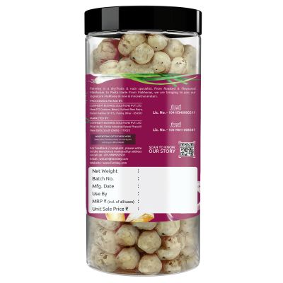 Farmley: Roasted & Flavored Makhana - Cream N Onion Farmley Jar (83g each)- Pack of 3