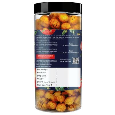 Farmley: Roasted & Flavored Makhana - Tangy Tomato Farmley Jar (83g each)- Pack of 3