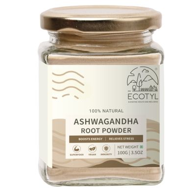 Ecotyl: Ashwagandha Root Powder for Mental Well Being | Energy Booster |100g