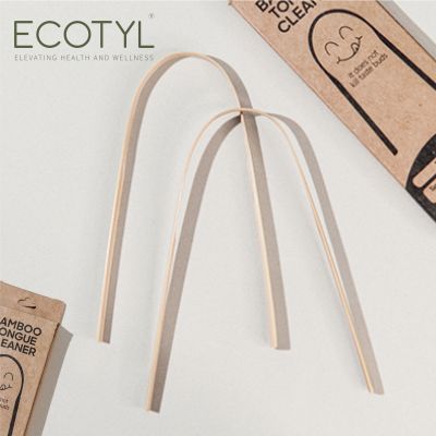 Ecotyl: Bamboo Tongue Cleaner | For Oral Hygiene & Fresh Breath | Set of 2