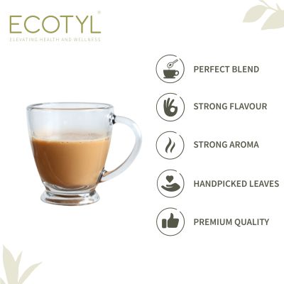 Ecotyl: CTC Tea (Chai Patti) From Assam | Strong Flavour | Classic | 300g