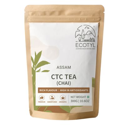Ecotyl: CTC Tea (Chai Patti) From Assam | Strong Flavour | Classic | 300g