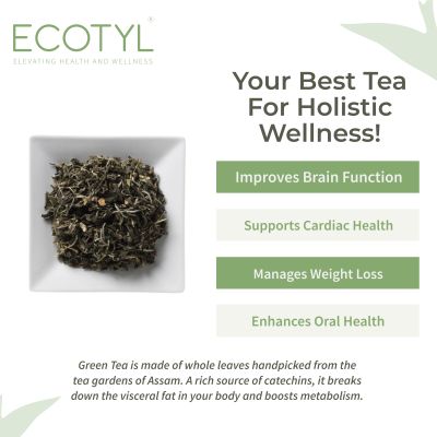 Ecotyl: Green Tea Leaves From Darjeeling | Handpicked | 180g