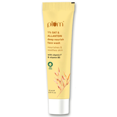 Plum: Plum 1% Oat & Allantoin Deep Nourish Face Wash - 15g