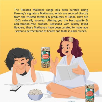 Farmley: Roasted & Salted Makhana Farmley Jar (83g each)- Pack of 3