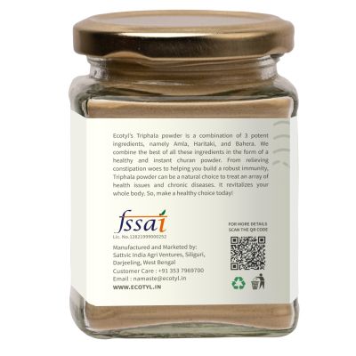 Ecotyl: Organic Triphala Powder - 150 gm
