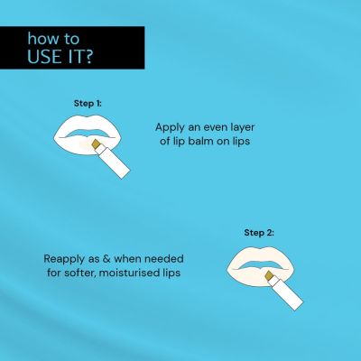 Deconstruct Skincare: Hyaluronic Acid Lip Balm for Dry and Chapped lips - 0.2% Hyaluronic Acid + 1% Cupuacu Butter - 4gm