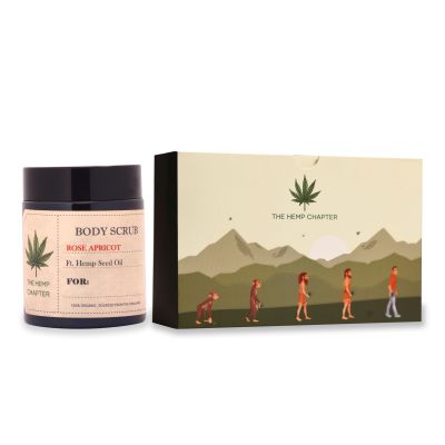 The Hemp Chapter: Body Scrub Rose - 300gm