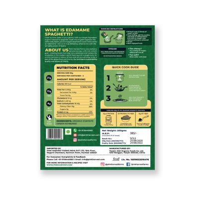 Pink Harvest: Organic 100% Edamame Spaghetti Noodles - 200g