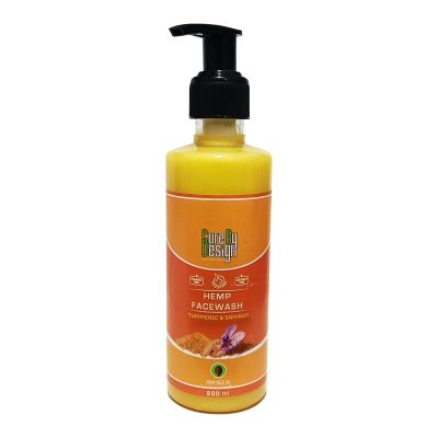 Cure By Design: Hemp, Saffron & Tumeric Facewash - 200ml