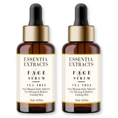 Essentia Extracts: Tea Tree Anti-Blemish Daily Solution,  Face Serum -  2*15ml